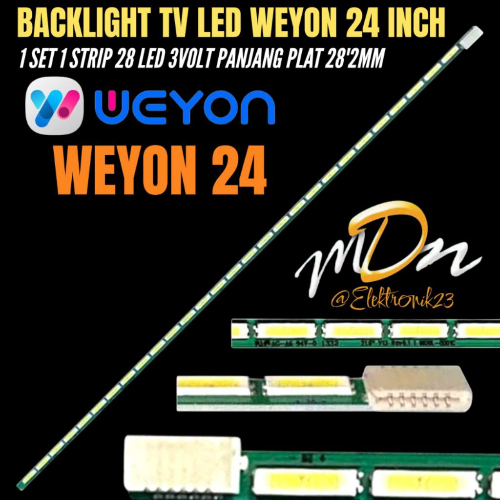 WEYON 24 นิ้ว LED TV BACKLIGHT