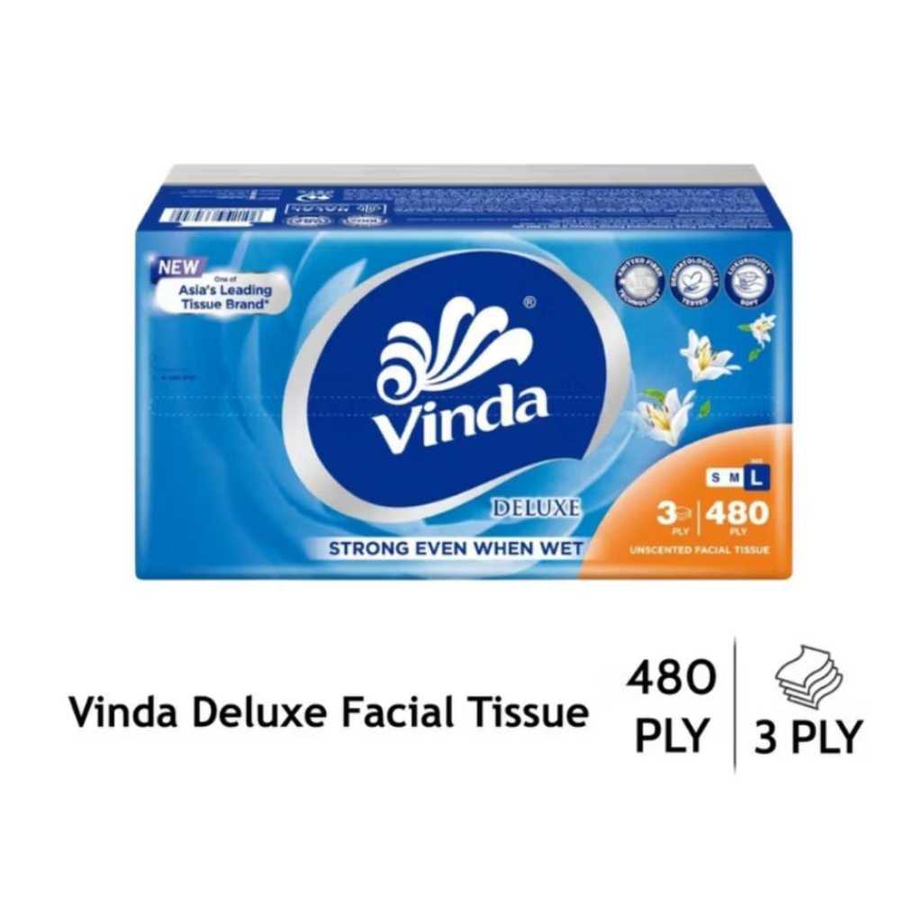 VINDA Tissue Deluxe Strong แม้แต่เปียก 3ply