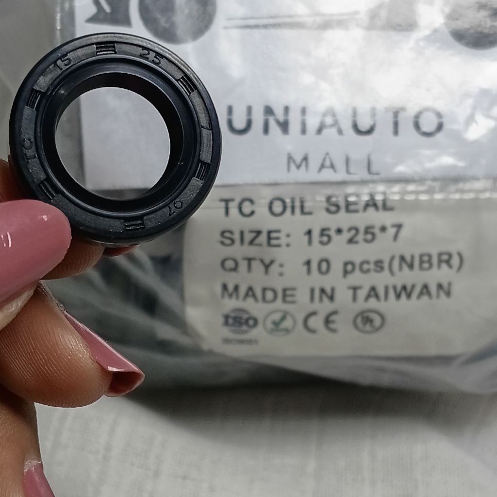 ซีลน้ํามัน TC 15 25 7 ORIGINAL 100% NBR 15x25x7