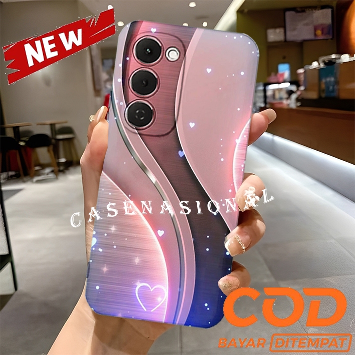 เคสแฟชั่น Hp Tecno Spark 40 Pro Plus - ล่าสุด Tecno Spark 40 Pro Wavy Motif Abstract Cool Case Softc