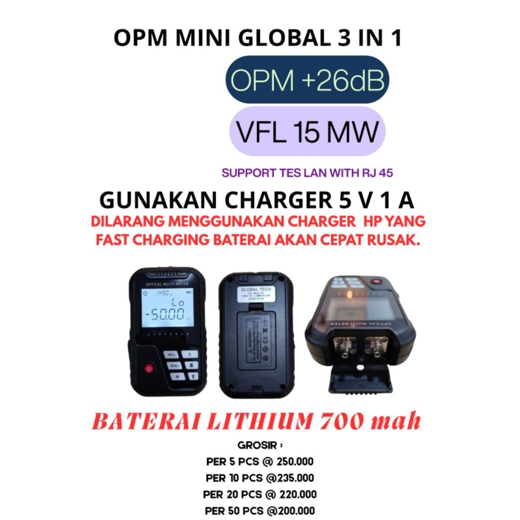 OPM MINI GLOBAL 3 IN 1 + 26DB