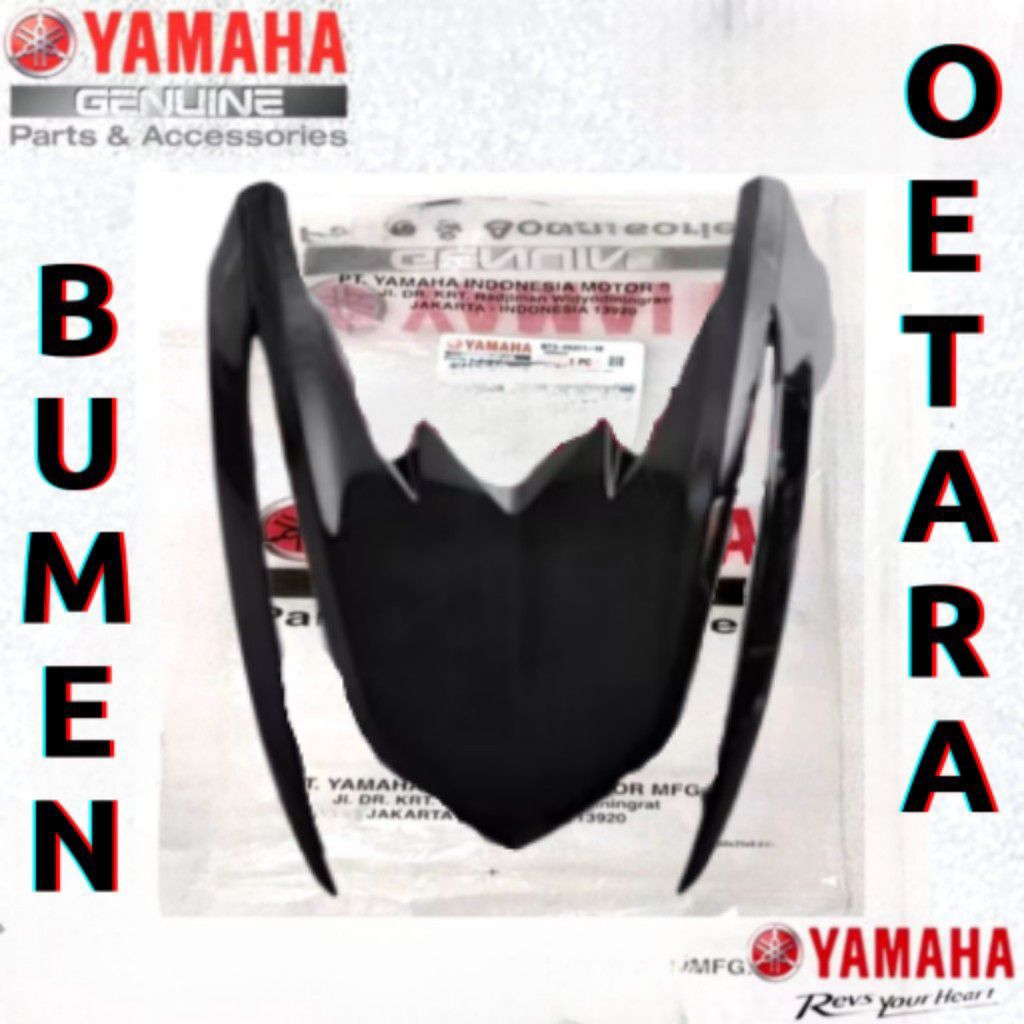 PANEL ด้านหน้า 2PH-F3391-00-P1/PJ ฝาครอบด้านหน้า TIE MIO M3 125 MIO Z 125 สีดํา METALLIC ORIGINAL YA