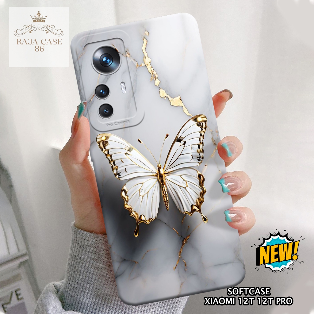 เคส HP Xiaomi 12T / 12T Pro - เคส Xiaomi 12T - เคสผีเสื้อ Motif - ฟิล์มกันรอยมือถือ - Xiaomi - Xiaom