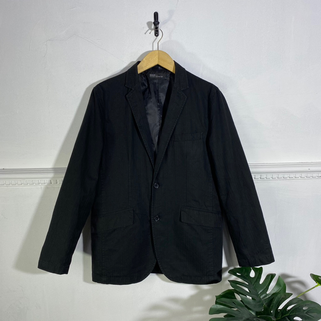 MODERN BLACK BLAZER JACKET (P77 L54)