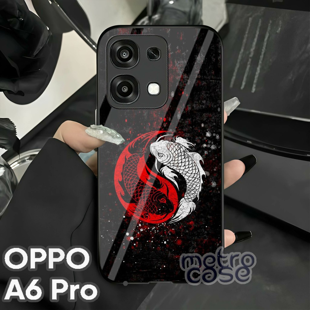 Softcase Glass Kaca Glossy OPPO A6 PRO - A6 PRO - OPPO A6 PRO - เคส Hp OPPO 2025 - Metro_case - G82