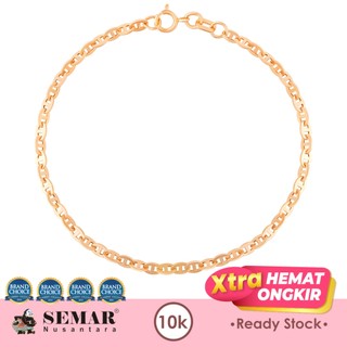 [Exclusive Deals] Gelang Emas Classic Carisa Chain Gold 10K Semar Nusantara