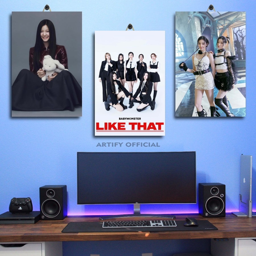 โปสเตอร์ Kpop Babymonster Kawai Ruka / โปสเตอร์ห้อง Kpop Babymonster /DD1|XXJFS