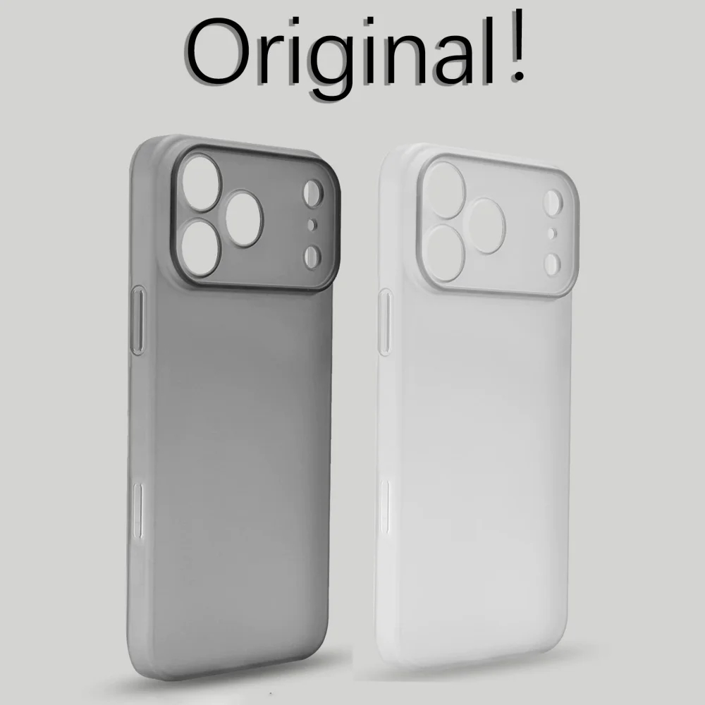 กล้องแบบด้านบางเฉียบ PP IPHONE 17 PRO MAX 17 AIR case cover Casing