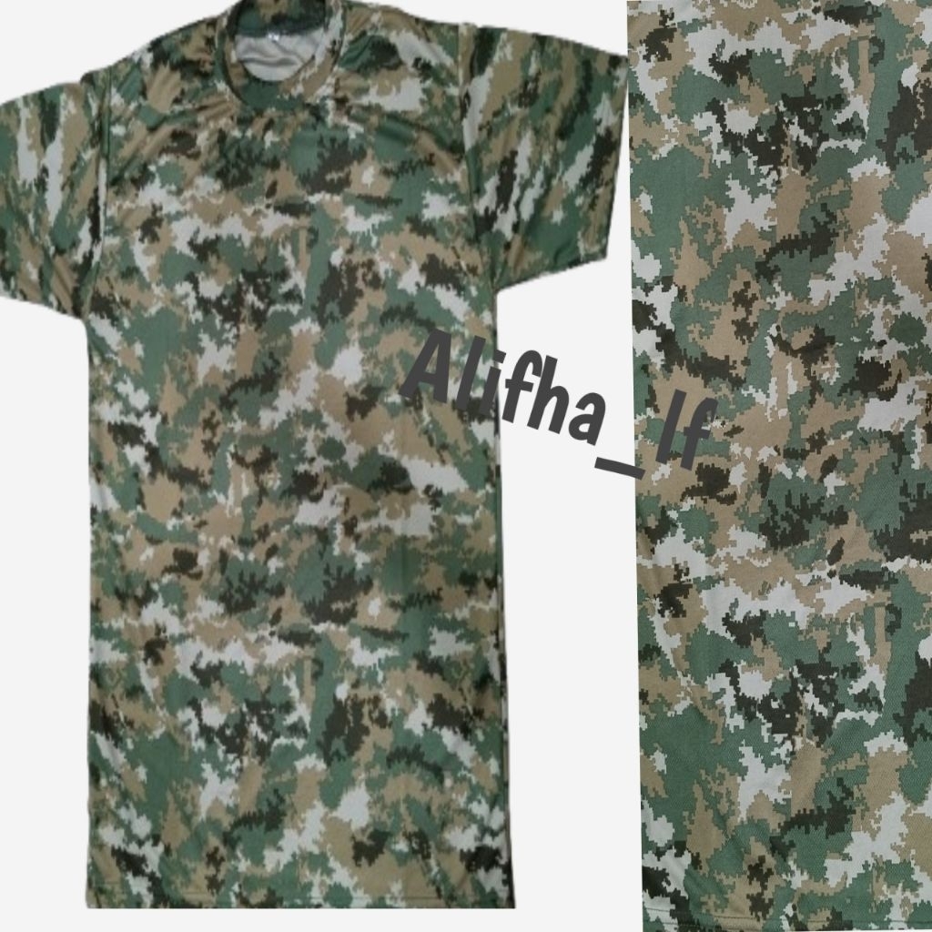 เสื้อยืด KOSTRAD DRYFIT CAMO ใหม่ล่าสุด / เสื้อยืด TNI 2025 CAMO / TNI SAGE GREEN DRYFIT CAMO
