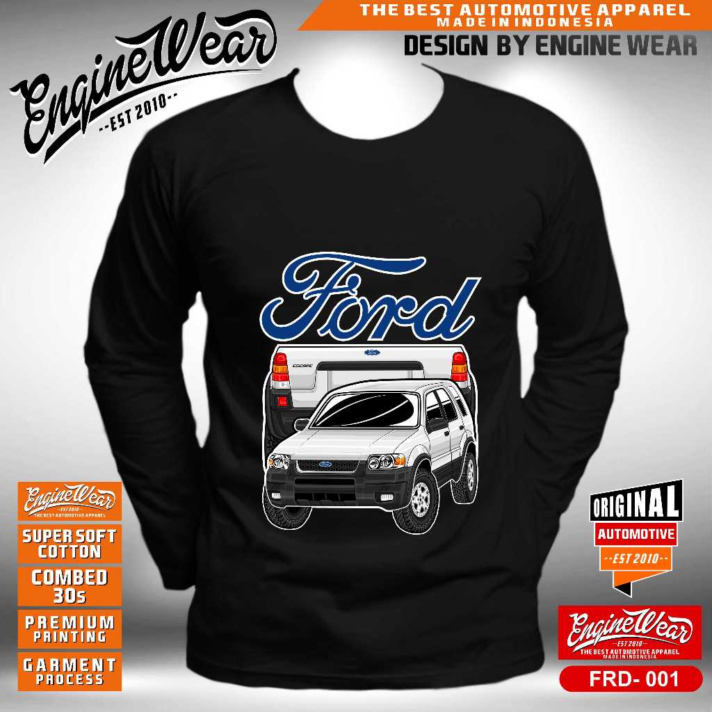 เสื้อยืด Ford Escape, เสื้อยืดลายรถ Ford Escape, เสื้อยืดยานยนต์, pth