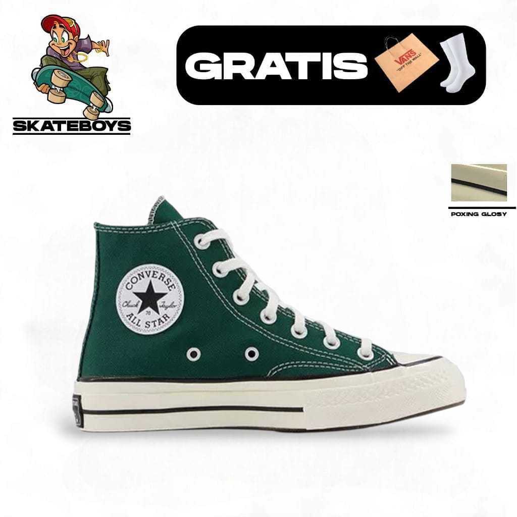 Converse Chuck Taylor 70S HI Midnight Clover Egret (แถมถุงกระดาษ)