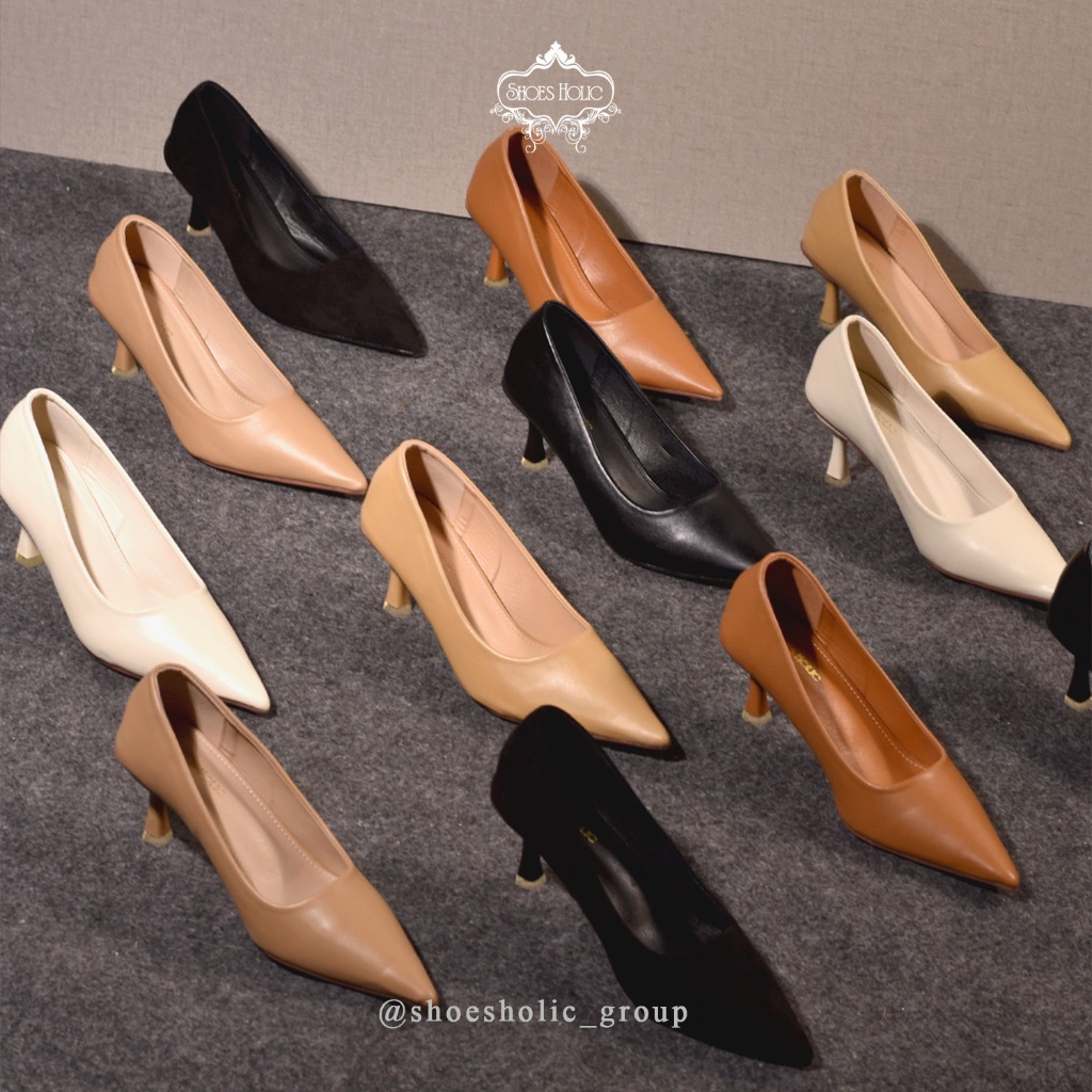 Hells Office Shoes 7cm High SH 18-92A { 6 สี}