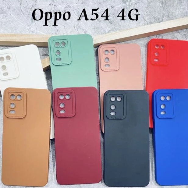 กล้อง Softcase Pro oppo a54 ซิลิคอนคลุมทั้งหมด-mantul store88