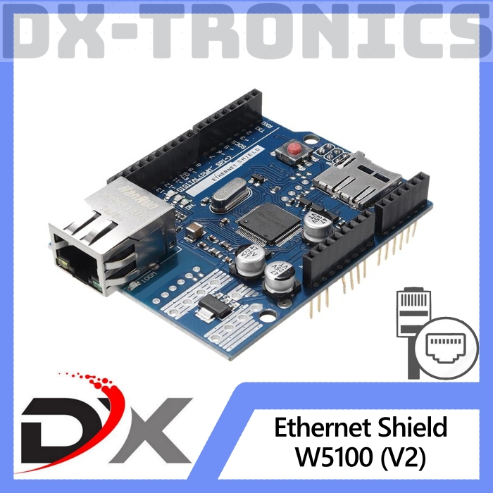 W5100 อีเธอร์เน็ตชิลด์ Raspberry Uno Nano Mega V2 W 5100 PoE