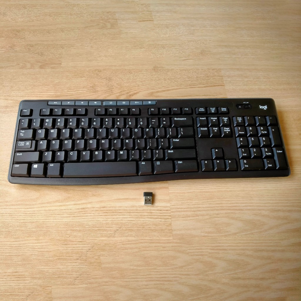 คีย์บอร์ดไร้สาย Logitech K270 ดั้งเดิม