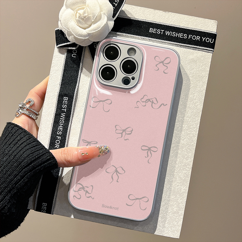 Aesthetic Ribbon-Bow Case hp Samsung Galaxy A06 A16 A05S A15 A05 A56 S24 S25 FE S23 ULTRA A13 A04E A