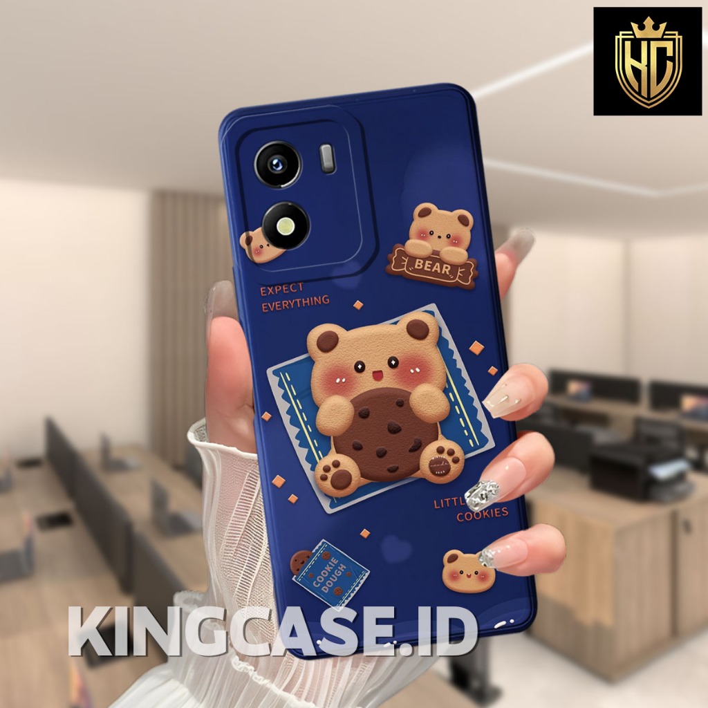 เคส Vivo Y15s - Vivo Y01 - Vivo Y01A Fashion Case Softcase Macaron Protect Camera Kesing Hp Casing H