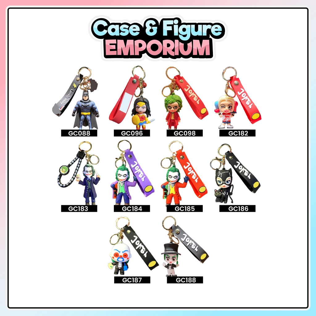 GANTUNGAN [GC] พวงกุญแจตัวละคร DC พรีเมี่ยมสุดเท่ พวงกุญแจใหม่