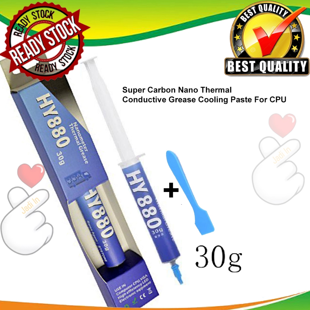 HY880 Thermal Grease Processor Cooling Paste 30G High Performance Thermal Paste / Thermal Paste