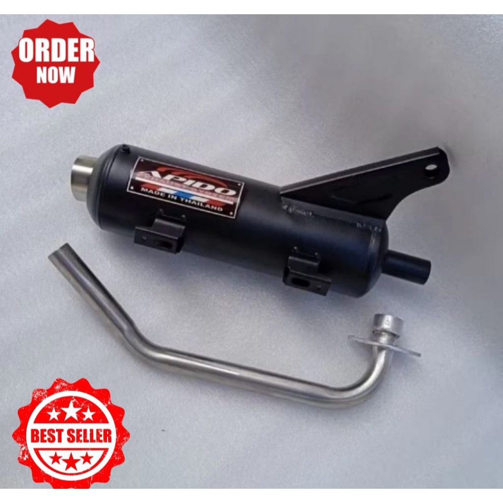 Apido ท่อไอเสียท่อ Mio Sporty Soul i 125 Mio i 125 Soulty 1 ชุดท่อไอเสีย mio Soul i 125/Mio i125