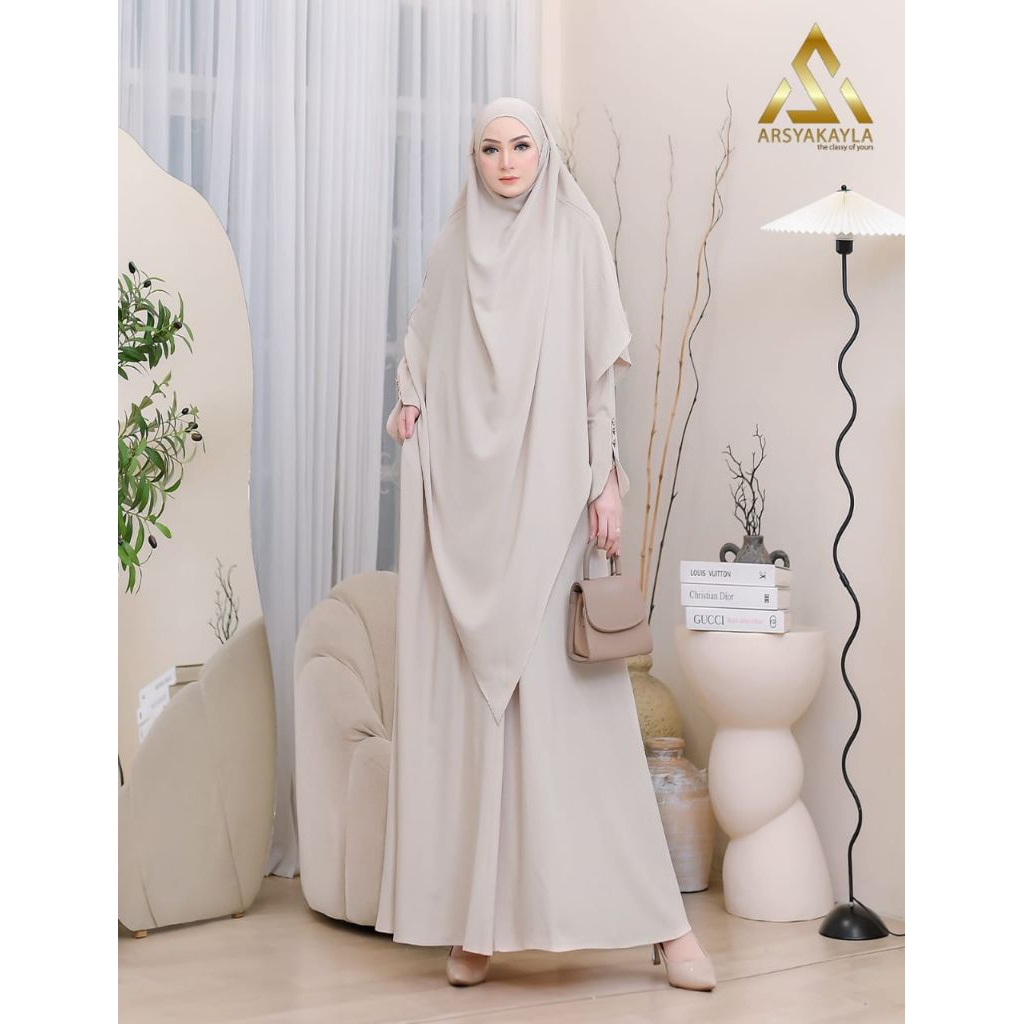 ล่าสุด Madinah Syari Gamis Set Hijab Fk By Arsyakayla / Syari Gamis สวย / Syari Gamis