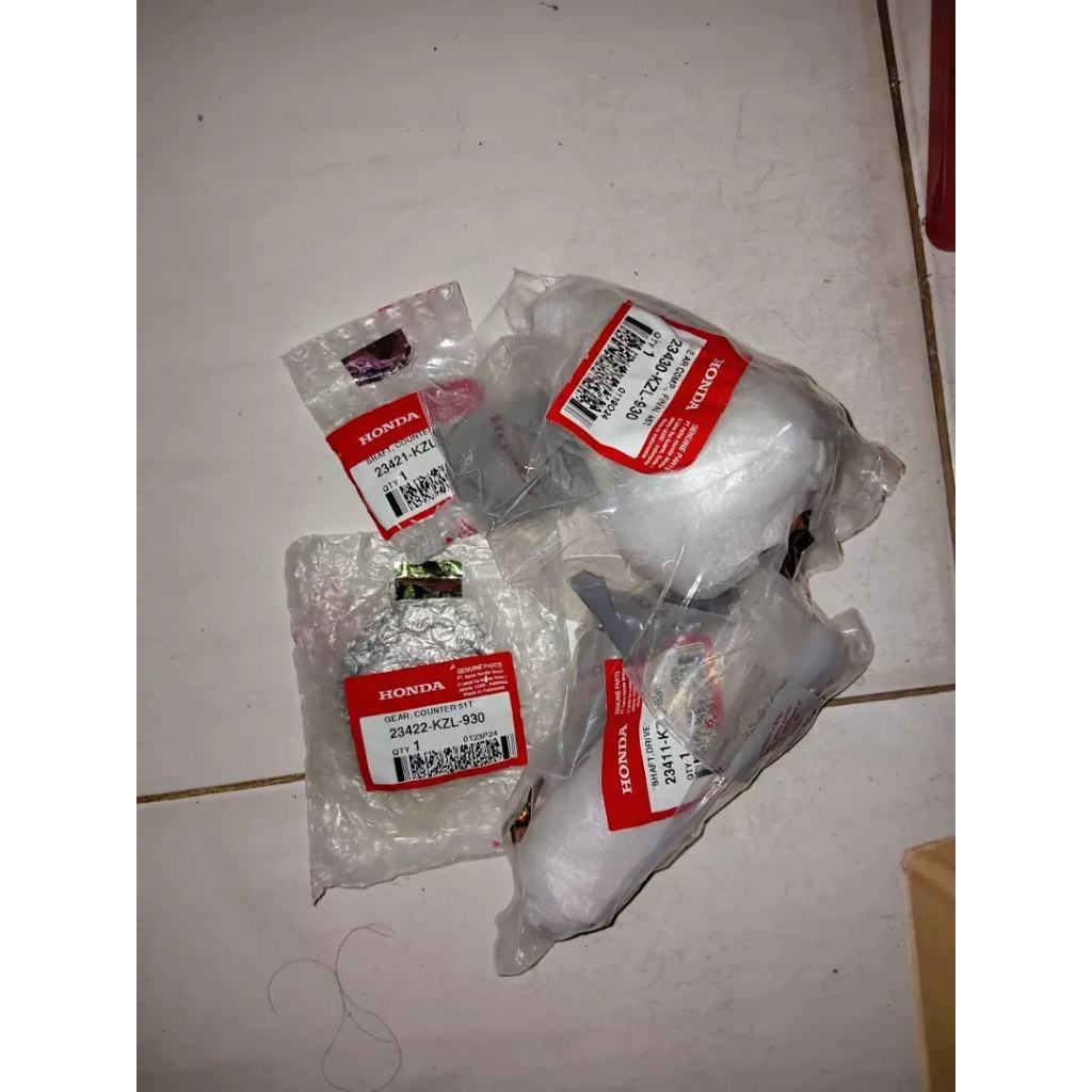 ชุดอัตราทดเกียร์ Beat Fi (K25) Scoopy Fi K16 2012-2014 Beat Pop K61 Beat Fi eSP K25G 23411-KZL-930 2