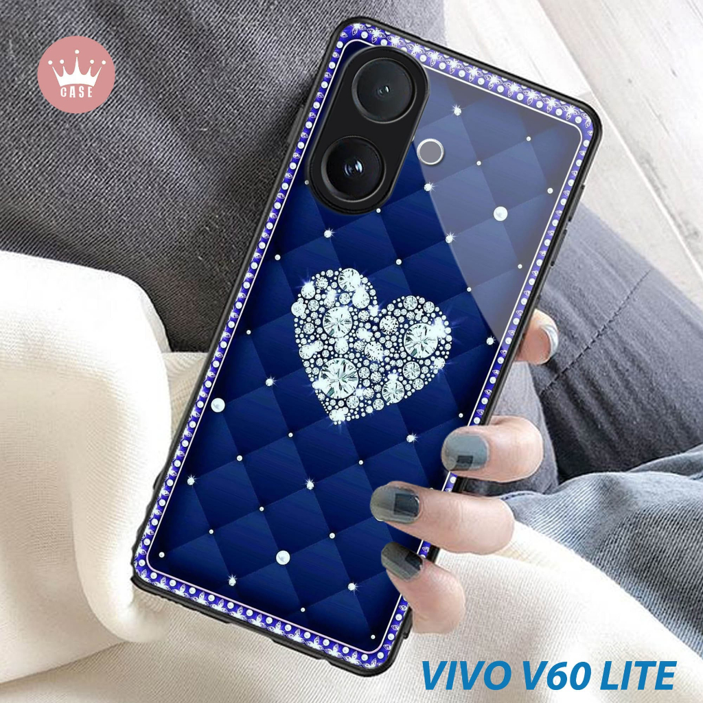 VIVO V60 LITE 4G 5G Glass Softcase - เคสโทรศัพท์มือถือ - VIVO V60 LITE 4G 5G [S49]