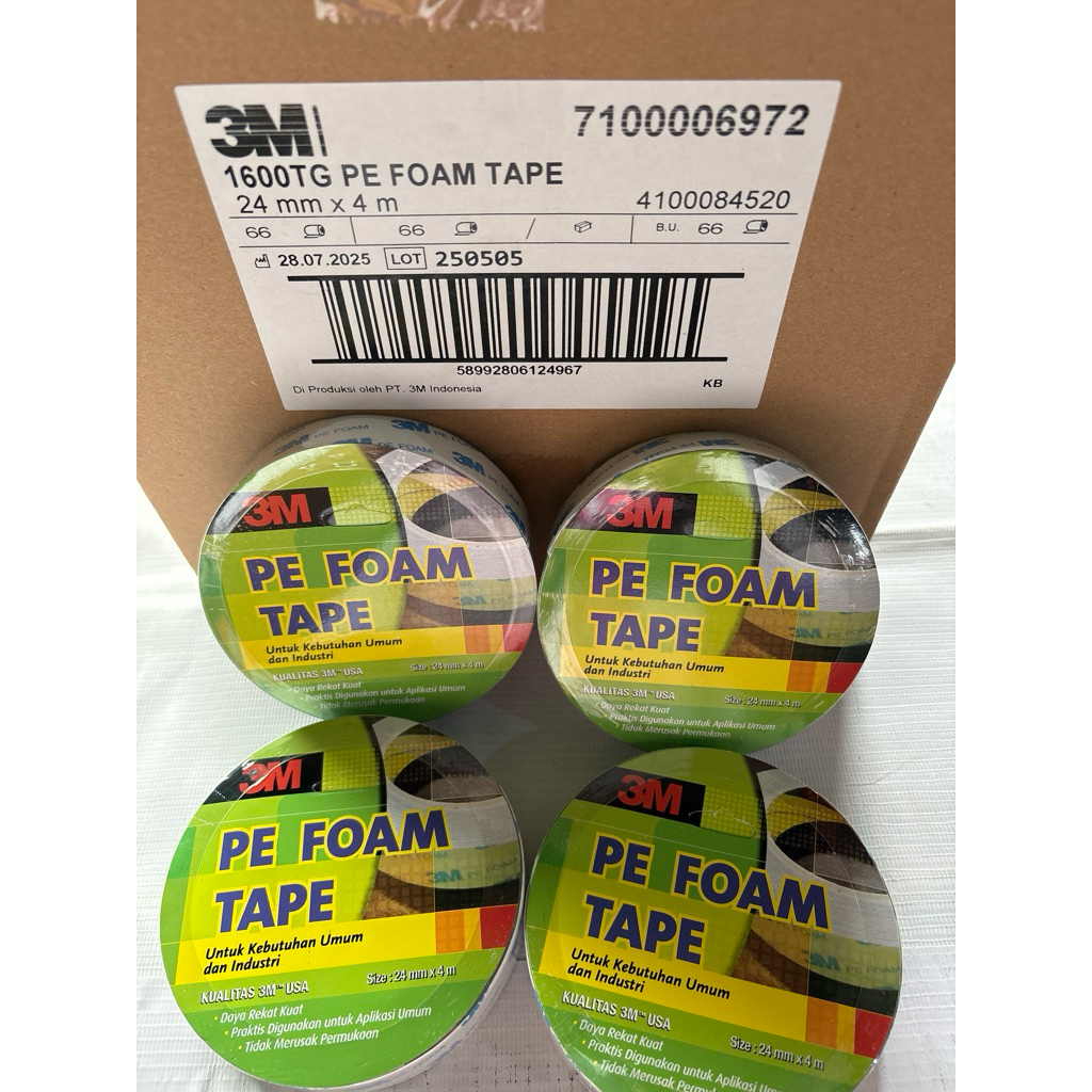 3M Double Tape Pe Foam Foam Foam 24mm x 4mtr Original