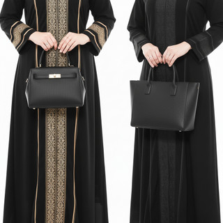 NC - Abaya Turkey Premium Ori Jetblack Bordir Gamis Wanita Jumbo Muslim Pesta Kondangan Mewah 532