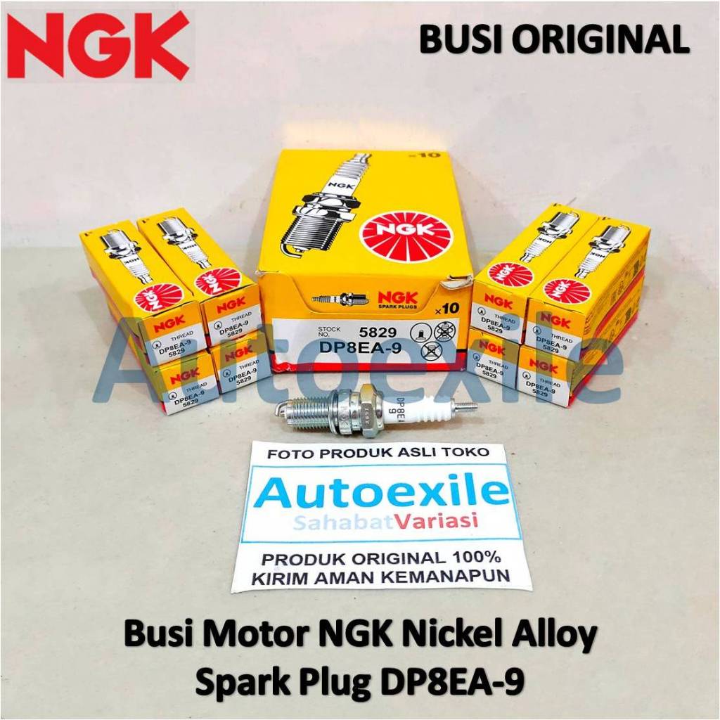 Original NGK DP8EA-9 หัวเทียนโลหะผสมนิกเกิล DP8EA9 หัวเทียนมอเตอร์ GL Pro CB CG Tiger Triseda KCross