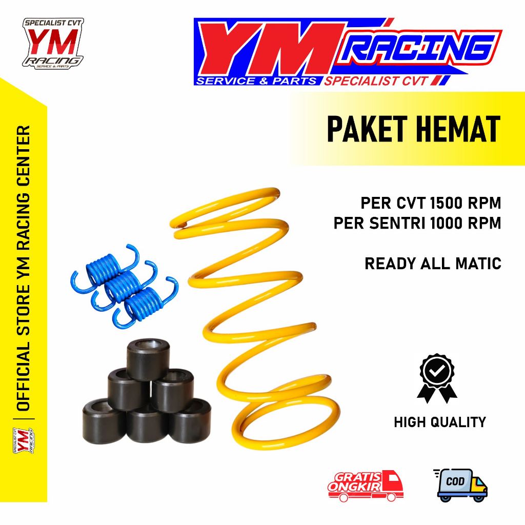 SAVING PACKAGE UPGRADE CVT 1500 RPM PLUS PER CENTRI 1000 RPM ALL MATIC (PER CVT 1500RPM + PER CENTRI