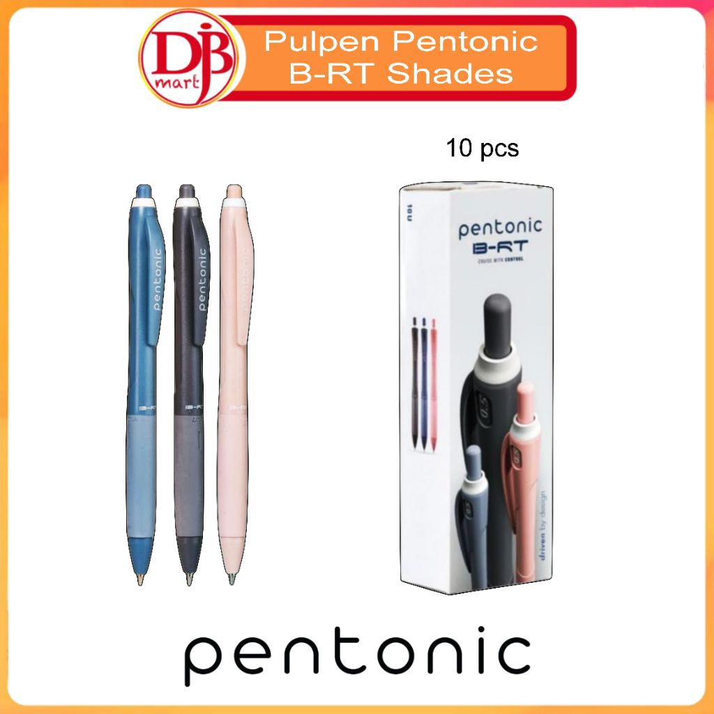 DJB - Pentonic Pen B-RT Shades Pastel 0.7 mm | ปากกาพรีเมี่ยมยอดนิยม Smart Grip Alloy