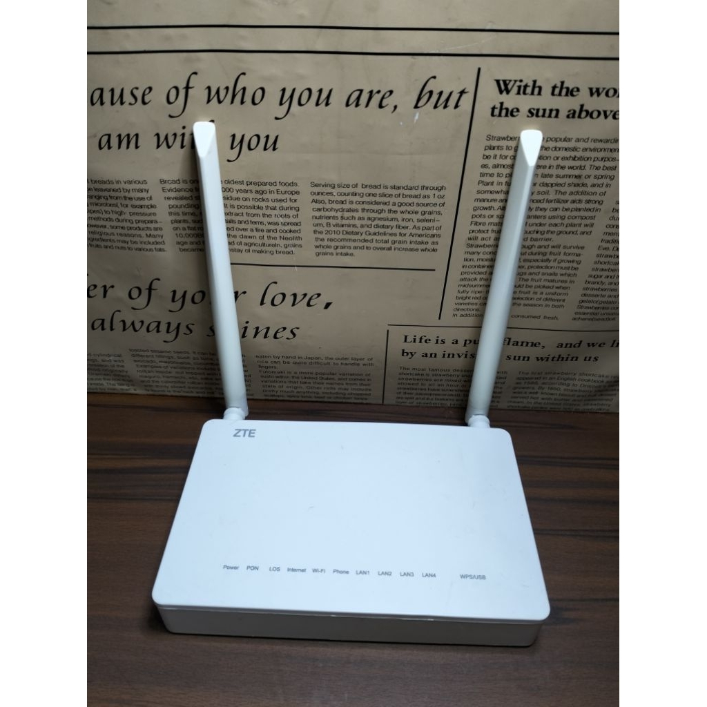 ZTE GPON ZXHN F660 TESS ROUTER NORMAL UNIT เท่านั้น