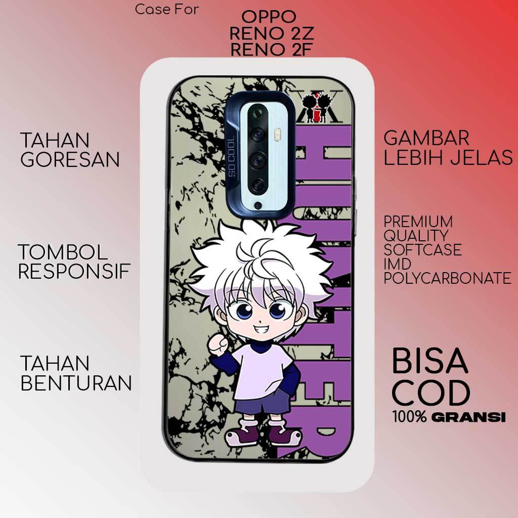 OPPO RENO 2F - 2Z CASE - SO COOL IMD PREMIUM CASE - KILLUA Motif - สําหรับผู้ชายและผู้หญิง - HYBRID 