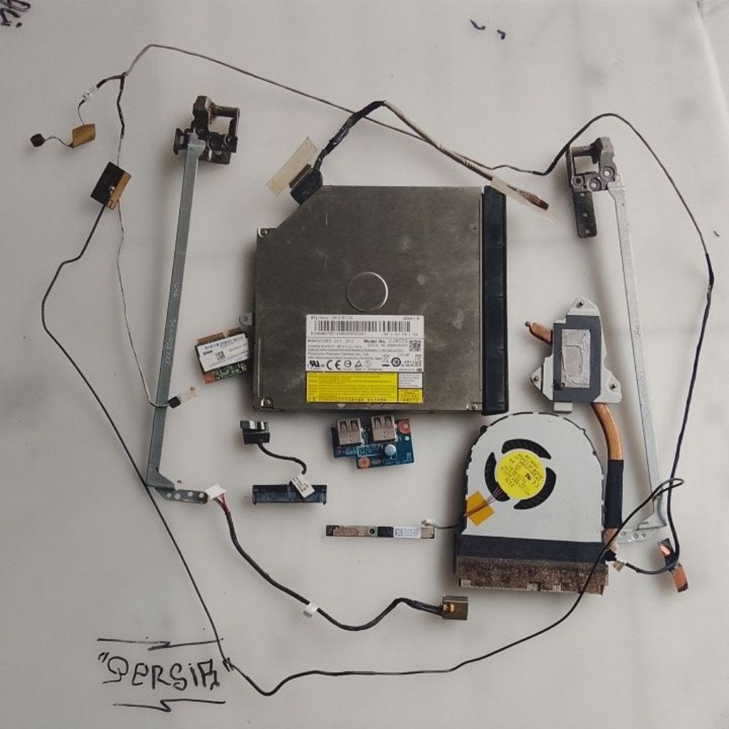 Acer E1-432 พัดลม DVD พัดลมเว็บแคม การ์ด wifi บานพับแบบยืดหยุ่น lcd wifi เสาอากาศไมโครโฟน แจ็คปลั๊กไ