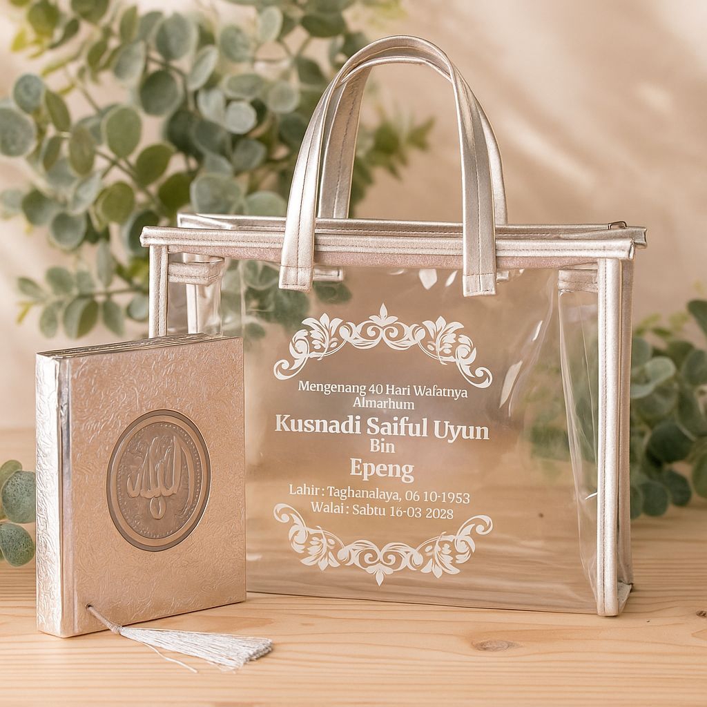Yasin Bag / Tahlil Bag / Yasin Totebag / กระเป๋าใส