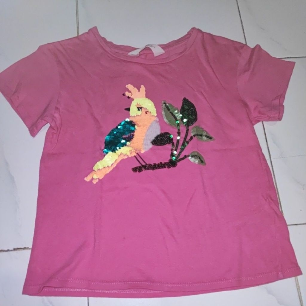 เสื้อยืด Hm Hnm Kids ไซส์ 5-6 ปี Used Preloved