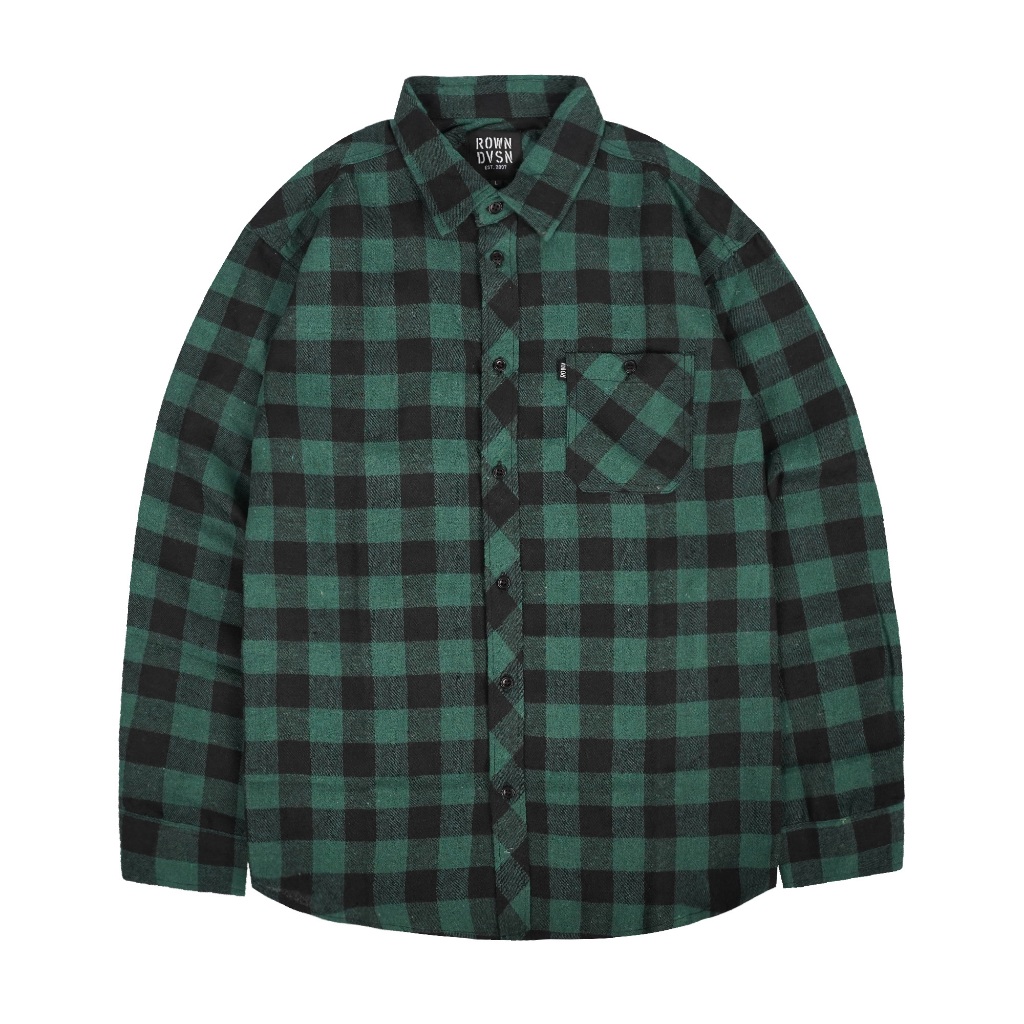 KEMEJA Rown Division Flannel Shirt - Rowndvsn Flannel Shirt 145,900