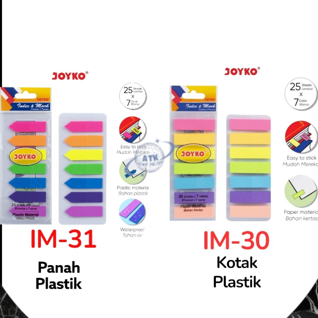 JOYKO ปากกามาร์กเกอร์ Index & Mark JOYKO IM-30 & IM-31 - พลาสติก