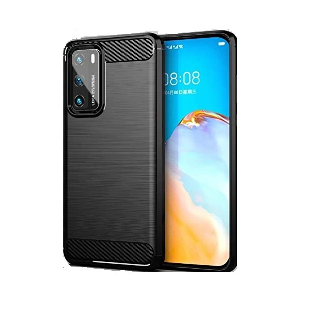 เคส Vivo V20SE Fiber Softcase Carbon Premium - (สีดํา)
