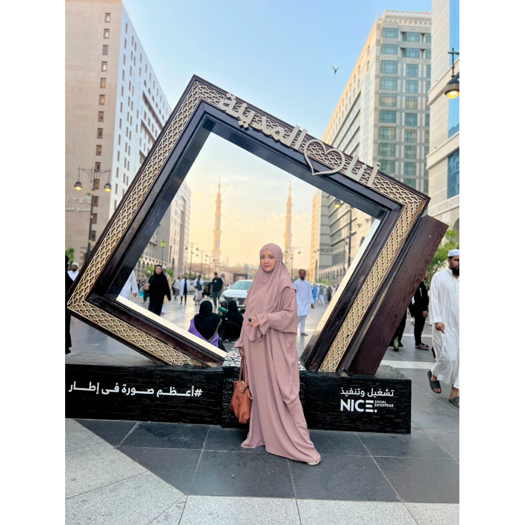 Gamama - Medina Abaya Umbreh Haji Set Hijab - Abaya Umbreh - Abaya Haji