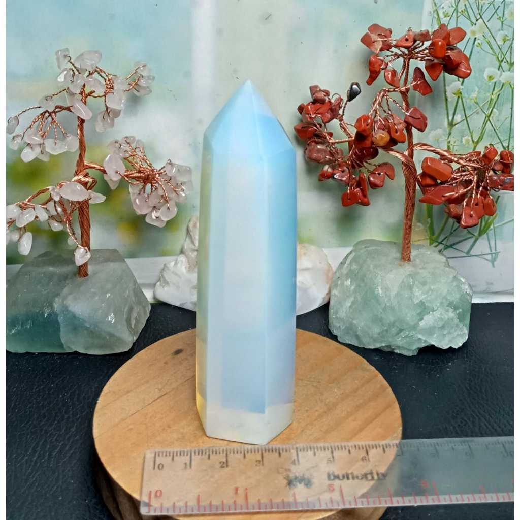 Opalite Obelisk Crystal Wand Tower Point (5)
