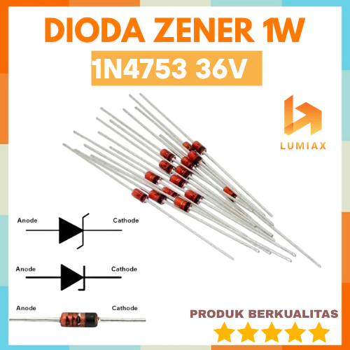 36v ไดโอด Zener 1w 1N4753 ไดโอด 36 v 1 1.0 1.0 w IN4753 DIP DO-41