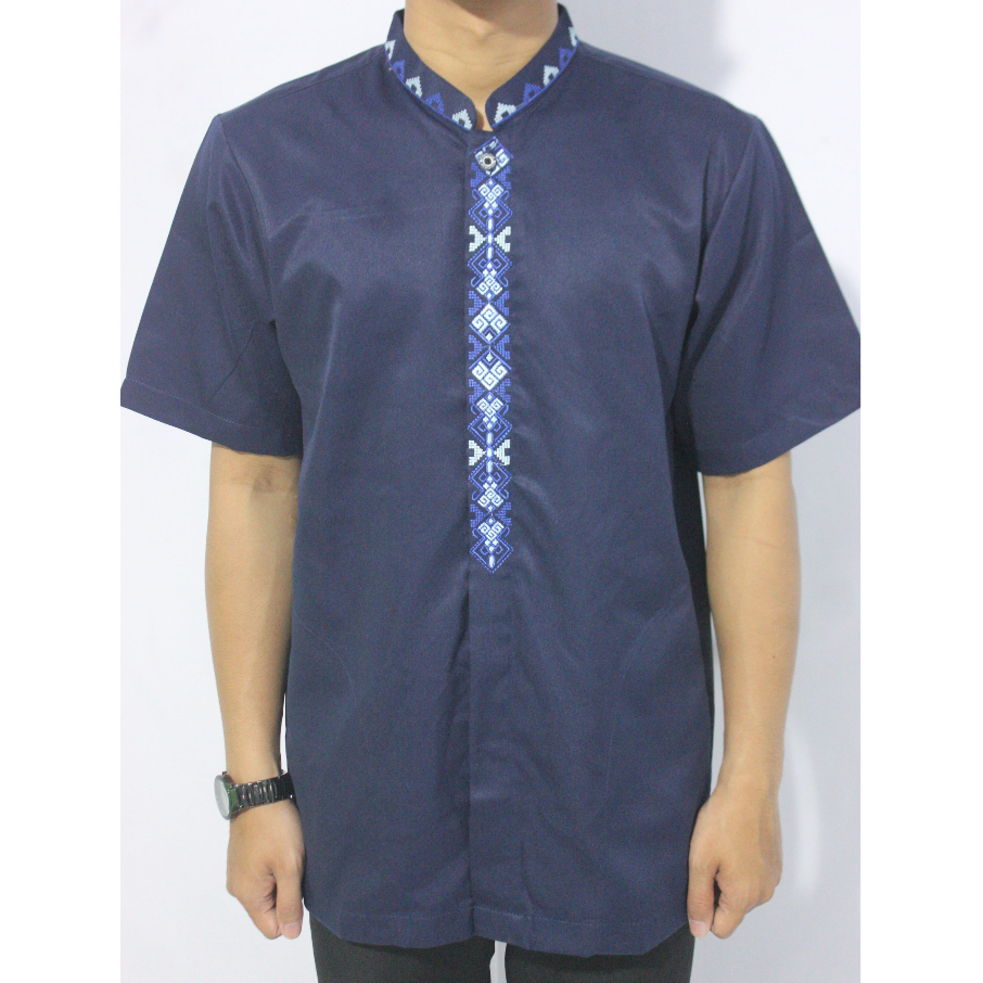 KEMEJA KATUN ผู้ใหญ่ผู้ชาย Koko เสื้อล่าสุดผู้ชาย Koko แขนสั้น Toyobo Cotton คุณภาพดีที่สุด AT/ADULT