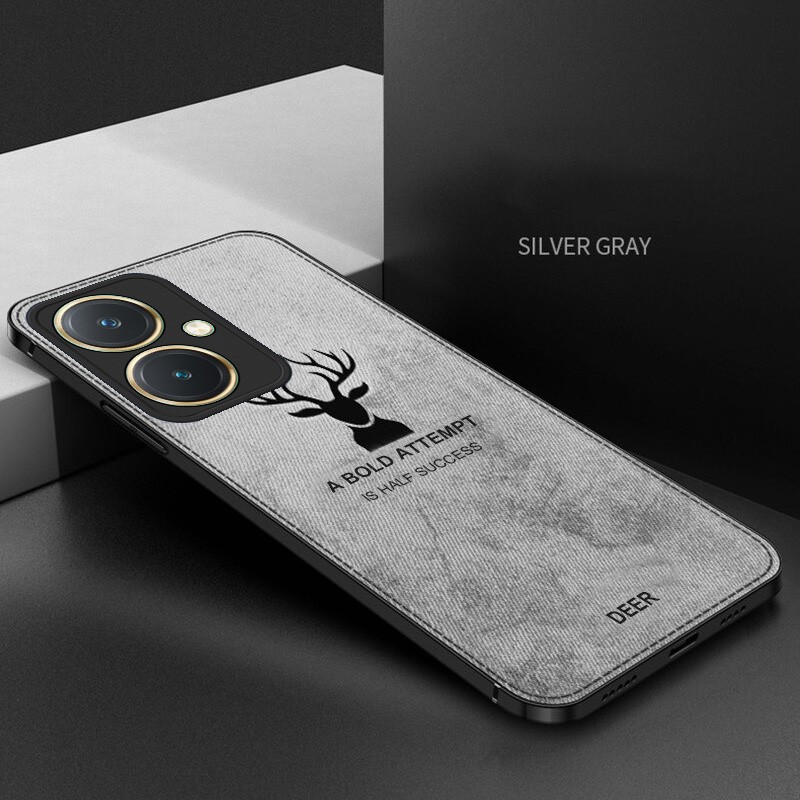 Softcase Deer Vivo Y27 4G Casing Last Motif Deer Camera Protect Deer Head