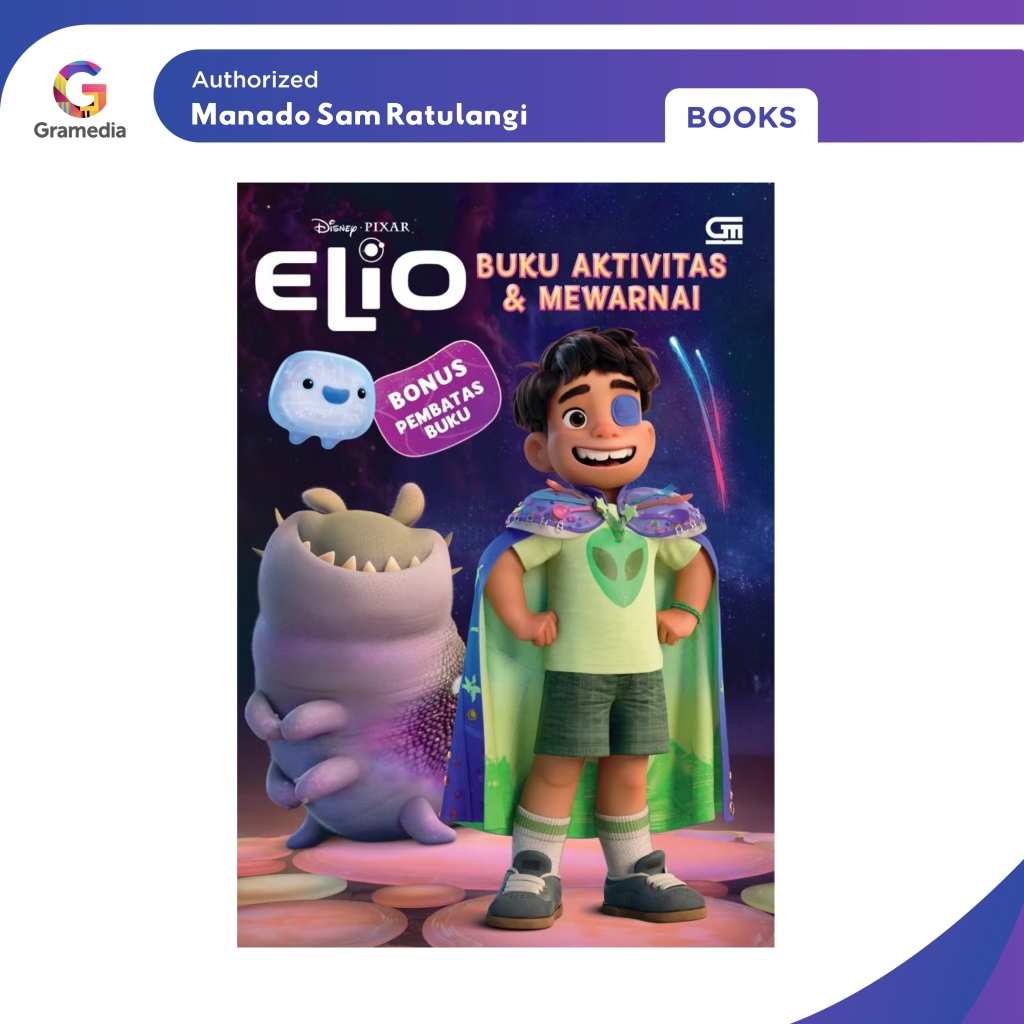 หนังสือกิจกรรมและระบายสี Gramedia Manado-Elio