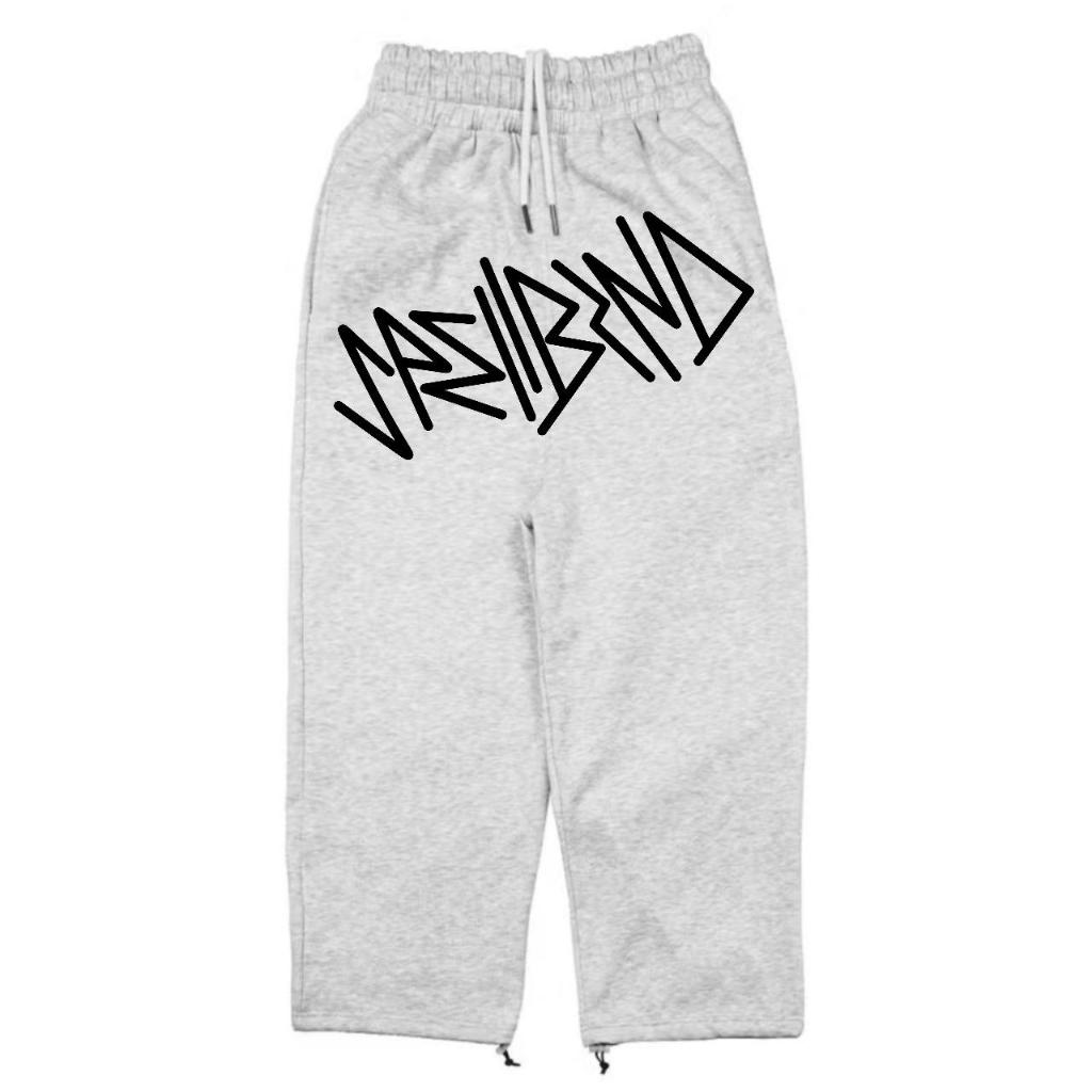 Spellbind - Tomori Sweatpants Baggy สีเทาอ่อน - กางเกงขายาว Baggy - กางเกงผู้ชาย - กางเกงผู้หญิง - ก