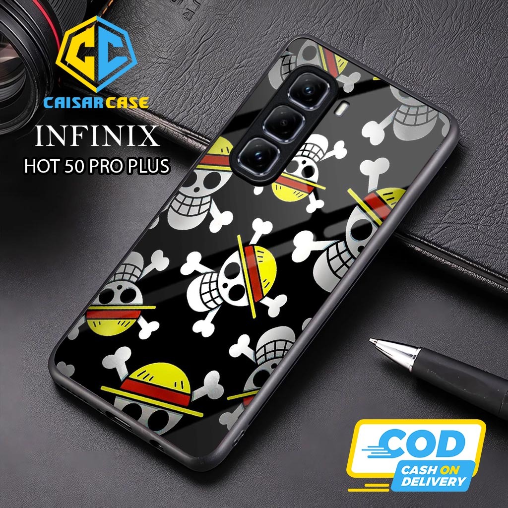 เคส Infinix Hot 50 Pro Plus - Infinix Hot 50 Pro Plus Glass Softcase - เคส Infinix Hot 50 Pro Plus -