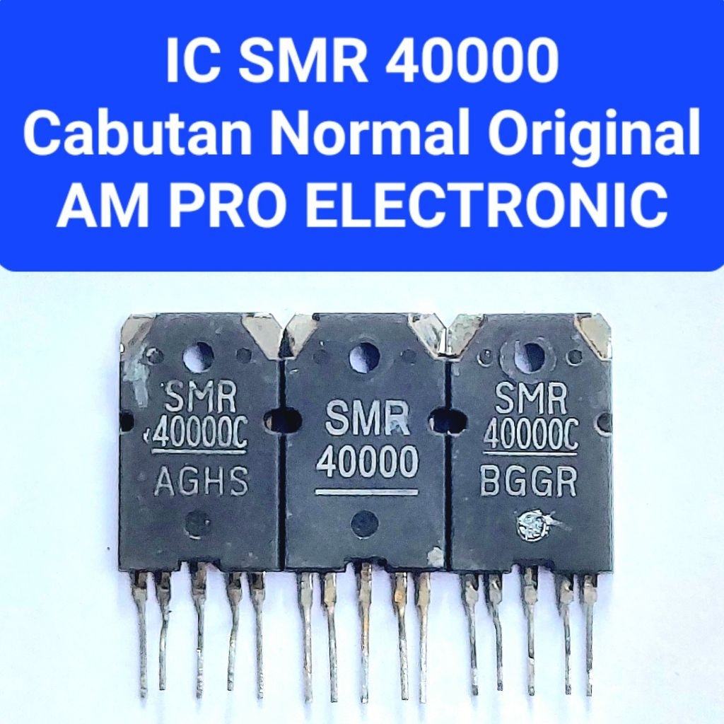 IC SMR 40000 ต้นฉบับ Ic SMR 40000 การกําจัดปกติ smr 40000