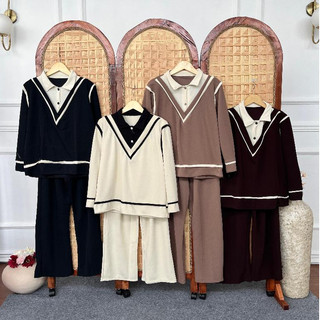 DB - Tasya Oneset Setelan Jumbo Wanita Bigsize Allsize Baju Celana Koreanstyle Dasterbeauty